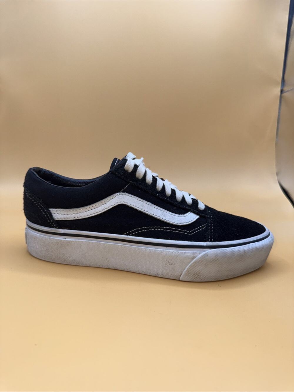 Vans Old Skool Sk8 Low Top Men's Size 6.5 Women's Size 8 Skate Sneakers Black